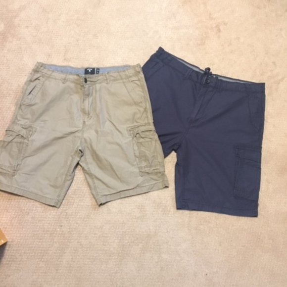 union denim cargo shorts